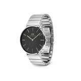 Daniel Wellington Classic Piano Silver Stainless Steel Strap Men's Watch DW00100774
