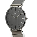 Daniel Wellington Classic Piano Link Graphite Unitone Stainless Steel Strap Men's Watch DW00100777