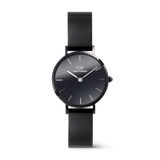 Daniel Wellington Petite Reflection Black Mesh Strap Women's Watch DW00100798