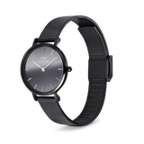 Daniel Wellington Petite Reflection Black Mesh Strap Women's Watch DW00100798