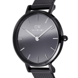 Daniel Wellington Petite Reflection Black Mesh Strap Women's Watch DW00100798