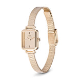 Daniel Wellington Quadro Mini Reflection Rose Gold Strap Women's Watch DW00100799
