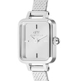Daniel Wellington Quadro Mini Reflection Silver Strap Women's Watch DW00100800