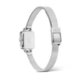 Daniel Wellington Quadro Mini Reflection Silver Strap Women's Watch DW00100800