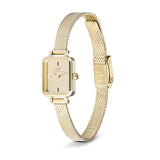 Daniel Wellington Quadro Mini Reflection Gold Strap Women's Watch DW00100801