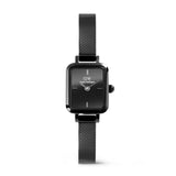 Daniel Wellington Quadro Mini Reflection Black Strap Women's Watch DW00100802