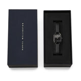 Daniel Wellington Quadro Mini Reflection Black Strap Women's Watch DW00100802