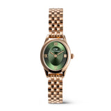 Daniel Wellington Ophelia Mini Emerald Rose Gold Strap Women's Watch DW00100806