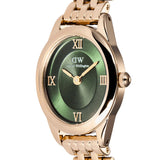 Daniel Wellington Ophelia Mini Emerald Rose Gold Strap Women's Watch DW00100806