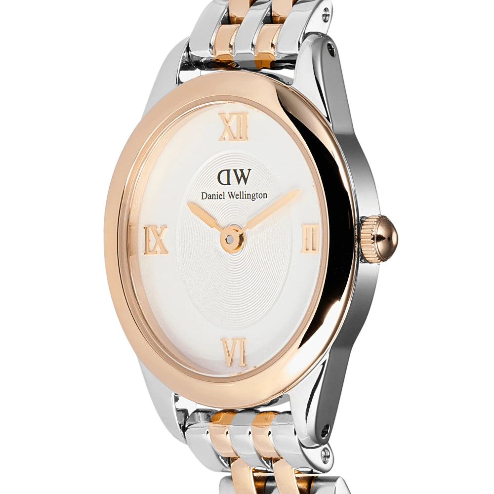 Daniel Wellington Ophelia Mini Two-Tone Rose Gold Stainless Steel Strap Women's Watch DW00100810