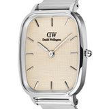 Daniel Wellington Marlon Wire Linen Silver Strap Men's Watch DW00100812