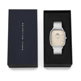 Daniel Wellington Marlon Wire Linen Silver Strap Men's Watch DW00100812