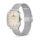 Daniel Wellington Marlon Sterling Linen Silver Strap Men's Watch DW00100814
