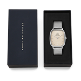 Daniel Wellington Marlon Sterling Linen Silver Strap Men's Watch DW00100814