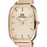 Daniel Wellington Marlon Wire Linen Rose Gold Strap Men's Watch DW00100815