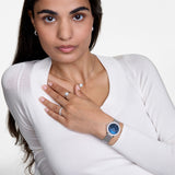 Daniel Wellington Crystalline Bezel Sterling Blue Dial Women's Watch DW00100825