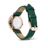 Daniel Wellington Crystalline Bezel Green Croc Rose Gold Women's Watch DW00100826