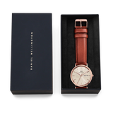 Daniel Wellington Classic Day Display St Mawes Leather Strap Men's Watch DW00100829
