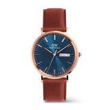 Daniel Wellington Classic Brown Leather Strap Men's Watch DW00100830