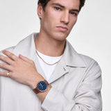Daniel Wellington Classic Brown Leather Strap Men's Watch DW00100830