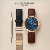 Daniel Wellington Classic Brown Leather Strap Men's Watch DW00100830