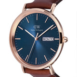 Daniel Wellington Classic Brown Leather Strap Men's Watch DW00100830