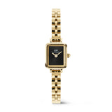 Daniel Wellington Quadro Mini Arch 3-link Onyx Sunray Gold Women's Watch DW00100851
