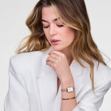 Daniel Wellington Quadro Melrose Roman Numerals Date Women's Watch DW00100860
