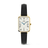 Daniel Wellington Quadro Roman Numerals Date Sheffield Gold Women's Watch DW00100865