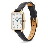 Daniel Wellington Quadro Roman Numerals Date Sheffield Gold Women's Watch DW00100865