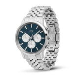 Daniel Wellington Iconic Chronograph Silver Strap Men's Watch DW00100874