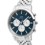 Daniel Wellington Iconic Chronograph Silver Strap Men's Watch DW00100874