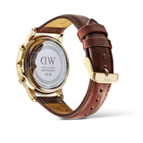 Daniel Wellington Iconic Chronograph St Mawes Arctic Panda Gold Men's Watch DW00100875