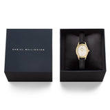 Daniel Wellington Ophelia Black Leather Strap Women's Watch DW00100890