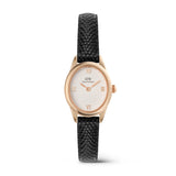 Daniel Wellington Ophelia Mini Black Lizard Leather Strap Women's Watch DW00100893