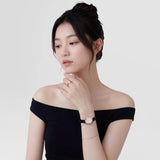 Daniel Wellington Ophelia Mini Black Lizard Leather Strap Women's Watch DW00100893