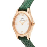 Daniel Wellington Ophelia Mini Green Lizard Leather Strap Women's Watch DW00100895