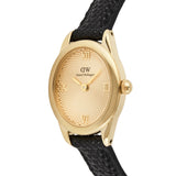 Daniel Wellington Ophelia Mini Black Lizard Leather Strap Women's Watch DW00100897