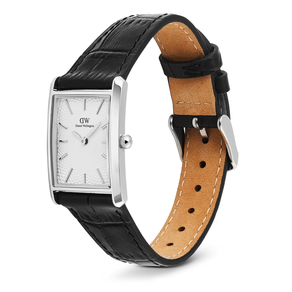 daisuke1215yDANIEL WELLINGTON Daniel Wellington Black Crocodile Leather Strap Men's Watch