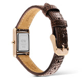 Daniel Wellington Bound Mini Dark Brown Lizard Strap Women's Watch DW00100908