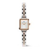 Daniel Wellington Quadro Mini Two-Tone Stainless Steel Strap Women's Watch DW00100926