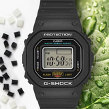 Casio G-Shock Digital Black Resin Strap Men's Ring Watch DWN-5600-1DR-P