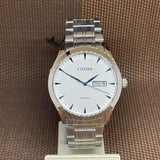 Citizen White Dial Silver Stainless Steel Strap Men Watch DZ5010-54A