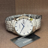 Citizen White Dial Silver Stainless Steel Strap Men Watch DZ5010-54A