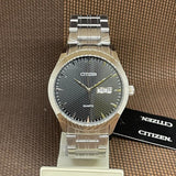 Citizen Black Dial Silver Stainless Steel Strap Men Watch DZ5010-54E