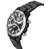 Casio Edifice Digital Analog Solar Powered Black Stainless Steel Men's Watch ECB-2000DD-1ADF