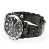 Casio Edifice Digital Analog Solar Powered Black Stainless Steel Men's Watch ECB-2000DD-1ADF