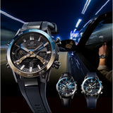 Casio Edifice Black Dial Blue Resin Strap Men Watch ECB-2000NP-1ADF