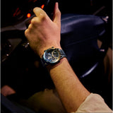 Casio Edifice Black Dial Blue Resin Strap Men Watch ECB-2000NP-1ADF