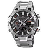 Casio Edifice Black Dial Stainless Steel Strap Men's Watch - Mobile Link | ECB-2300D-1ADF